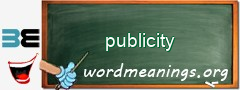 WordMeaning blackboard for publicity